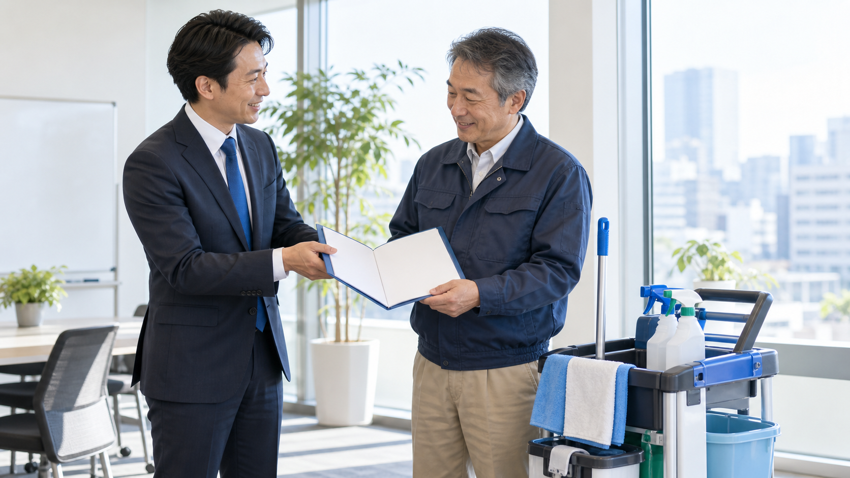 売上保証で清掃案件を紹介される50代の独立オーナー